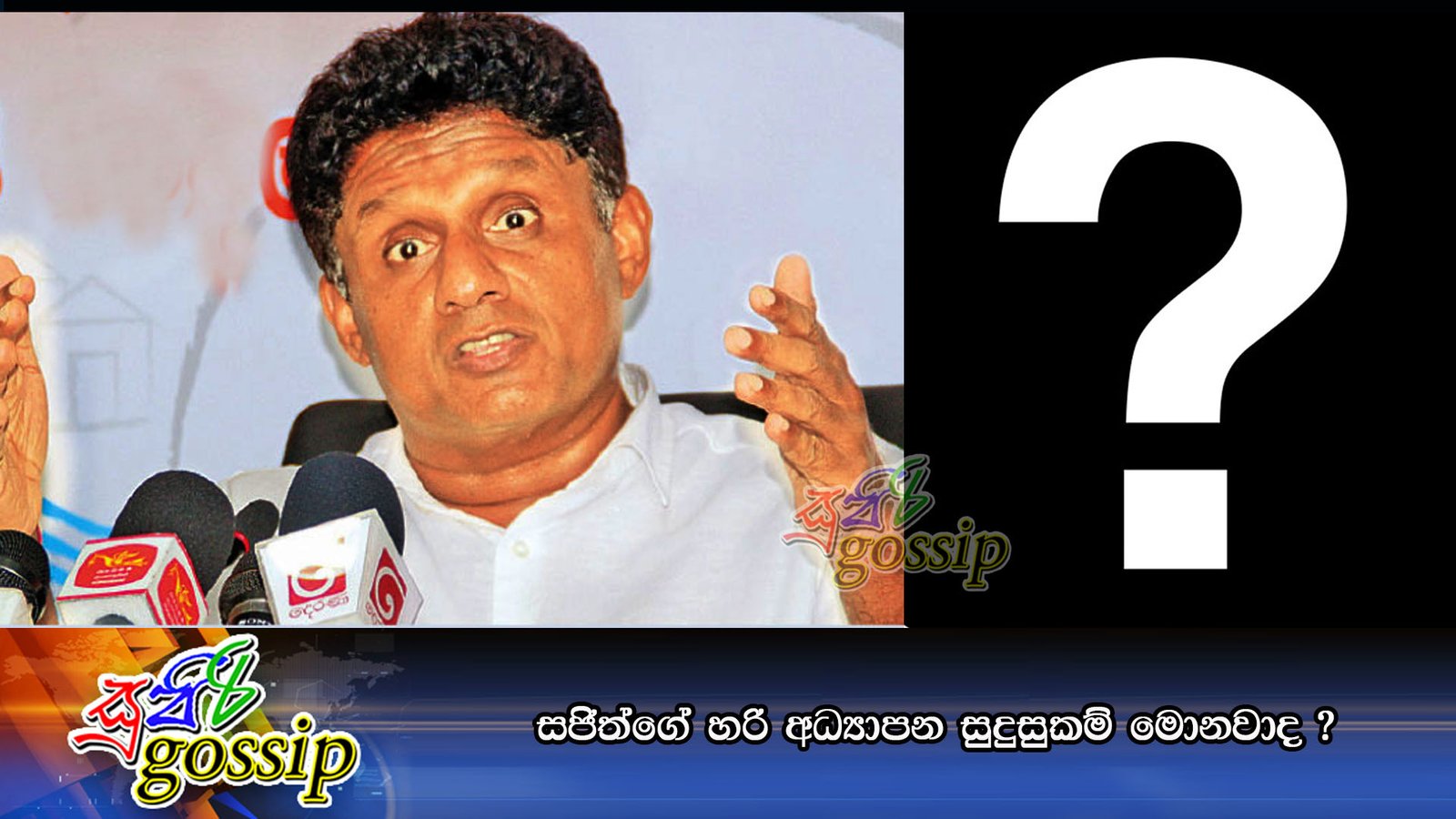 සජිත්ගේ හරි අධ්‍යාපන සුදුසුකම් මොනවාද ?