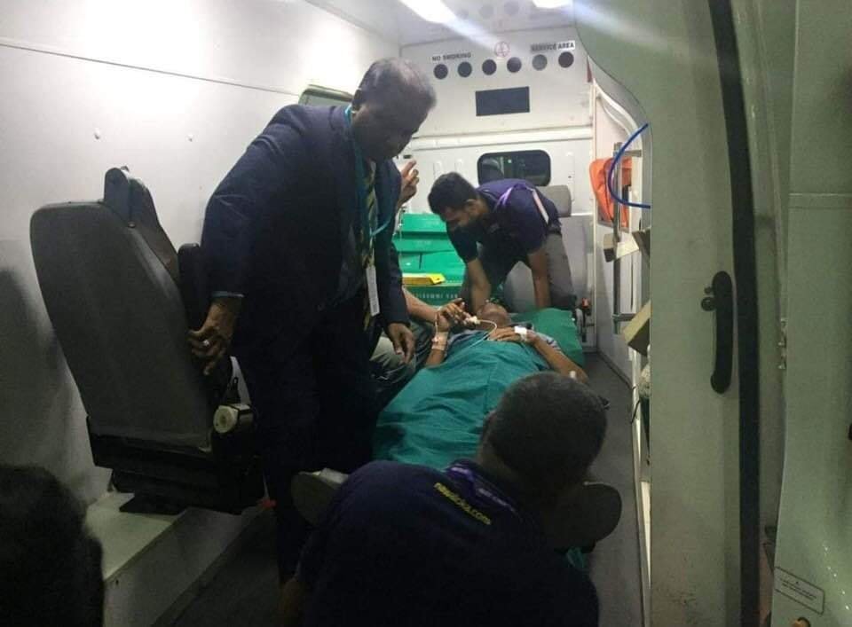 ඛෙත්තාරමයේ තරගය නරඹමින් සිටි අවිශ්කගේ පියා සිහිසුන්ව ඇද වැටෙයි.. තිලංග මැදිහත් වී රෝහල් ගත කරයි