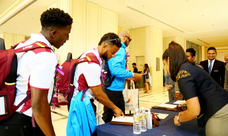 බටහිර ඉන්දීය කණ්ඩායම ශ‍්‍රී ලංකාවට පැමිණෙයි