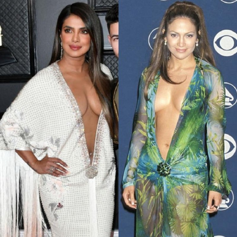 ජෙනිෆර්ගේ ‘උණුසුම් විලාසිතාව’ අනුකරණය කළ ප‍්‍රියංකා ‘නෝන්ඩි’ වෙලා