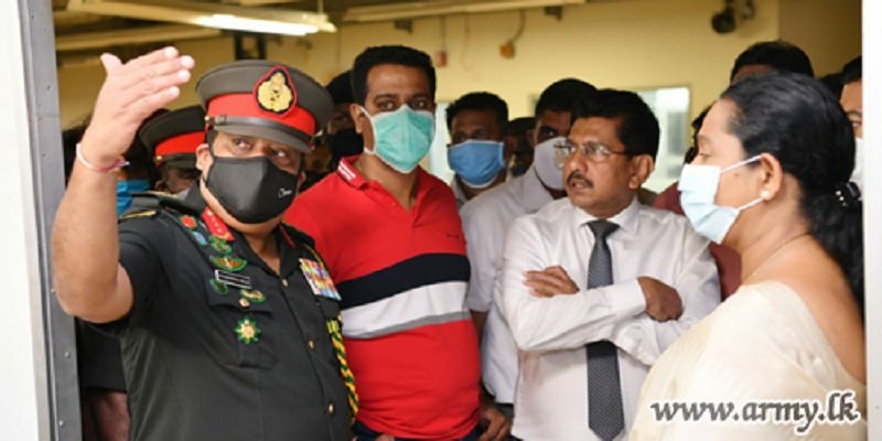 ශ්‍රී ලංකා යුද්ධ හමුදාවේ කොරෝනා ආසාදිතයින්ට හුදකලා රෝහලක්