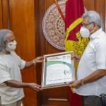 පරිසරයට හානි නොකළ ජනපතිවරණ ව්‍යාපාරය අගයා ජනපතිට සහතිකයක්