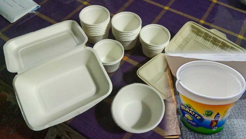 ප්ලාස්ටික් වෙනුවට කෙසෙල් ගසෙන් නව නිපැයුම්