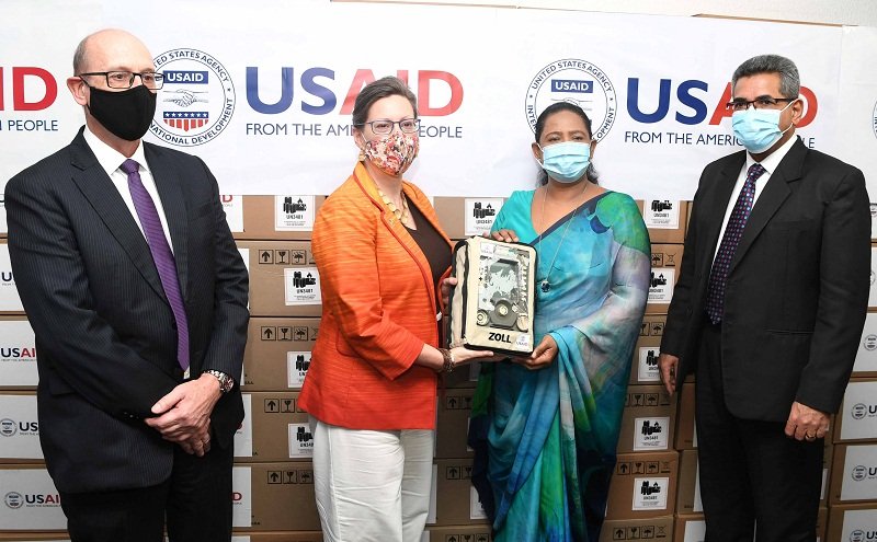 Covid-19 ප්‍රතිකාර සේවාවන් ශක්තිමත් කිරීමට එක්සත් ජනපදයෙන් Portable ventilators යන්ත්‍ර 200ක පරිත්‍යාගයක්