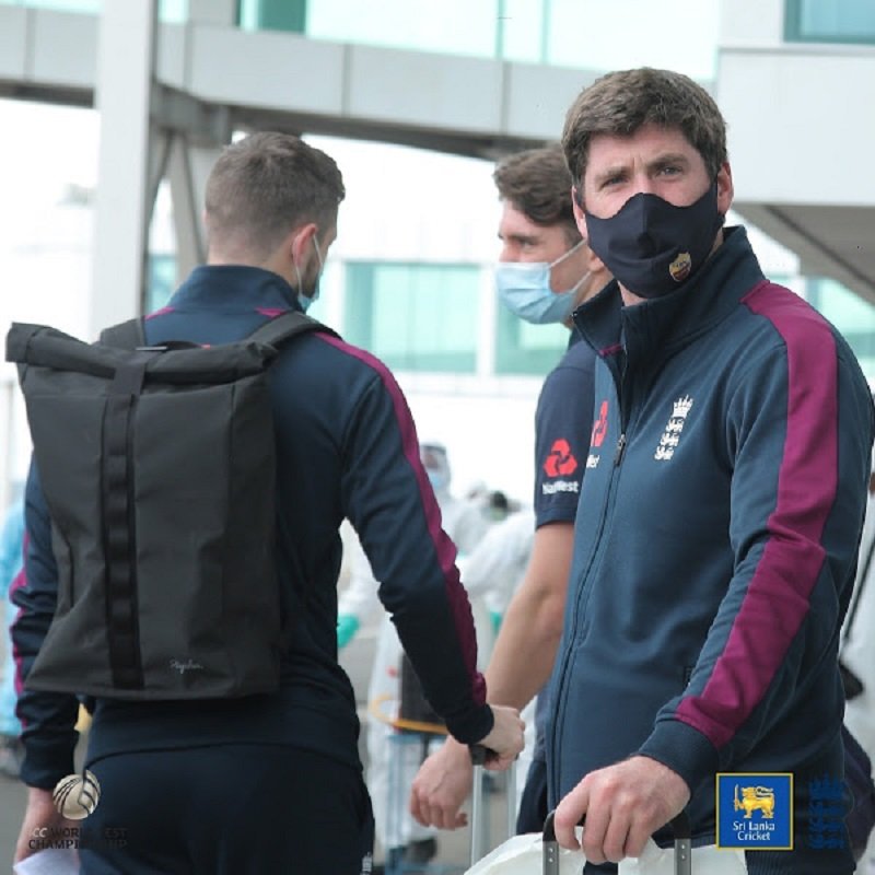 ලංකාවට පැමිණි එංගලන්ත ටෙස්ට් කණ්ඩායම ඇන්ටිජන් පරීක්ෂණයකට