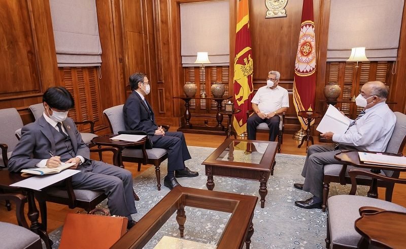 ජපාන තානාපති ජනපති හමුවෙයි