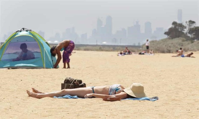 ඕස්ට්‍රේලියානු ඉතිහාසයේ ඉහළම පාරිසරික උෂ්ණත්වය වාර්තා වෙයි