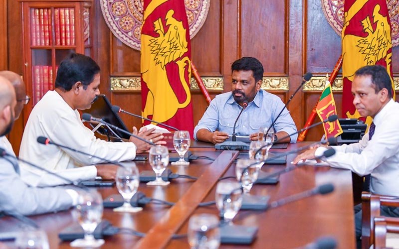 ජනපති සහ ITAK පාර්ලිමේන්තු මන්ත්‍රීවරු අතර හමුවක්