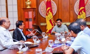 ඇමරිකානු තීරුබදු ප්‍රතිපත්තිය පිළිබඳ සාකච්ඡාවක්